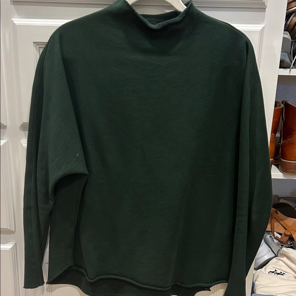 Men's Dark Green Turtleneck Sweater